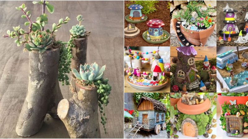 Amazing DIY garden decorations with twigs and wood – 25+ inspirational ideas