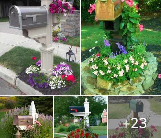 23 Beautiful Mailbox Landscaping Ideas to Create an Enchanting Entrance