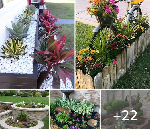 22 Mind-Blowing Front Yard Flower Bed Ideas