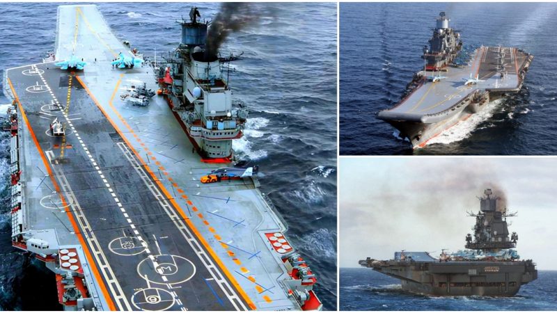 Russia’s Admiral Kuznetsov Returns to Sea, Marked by Iconic Black Smoke Trail